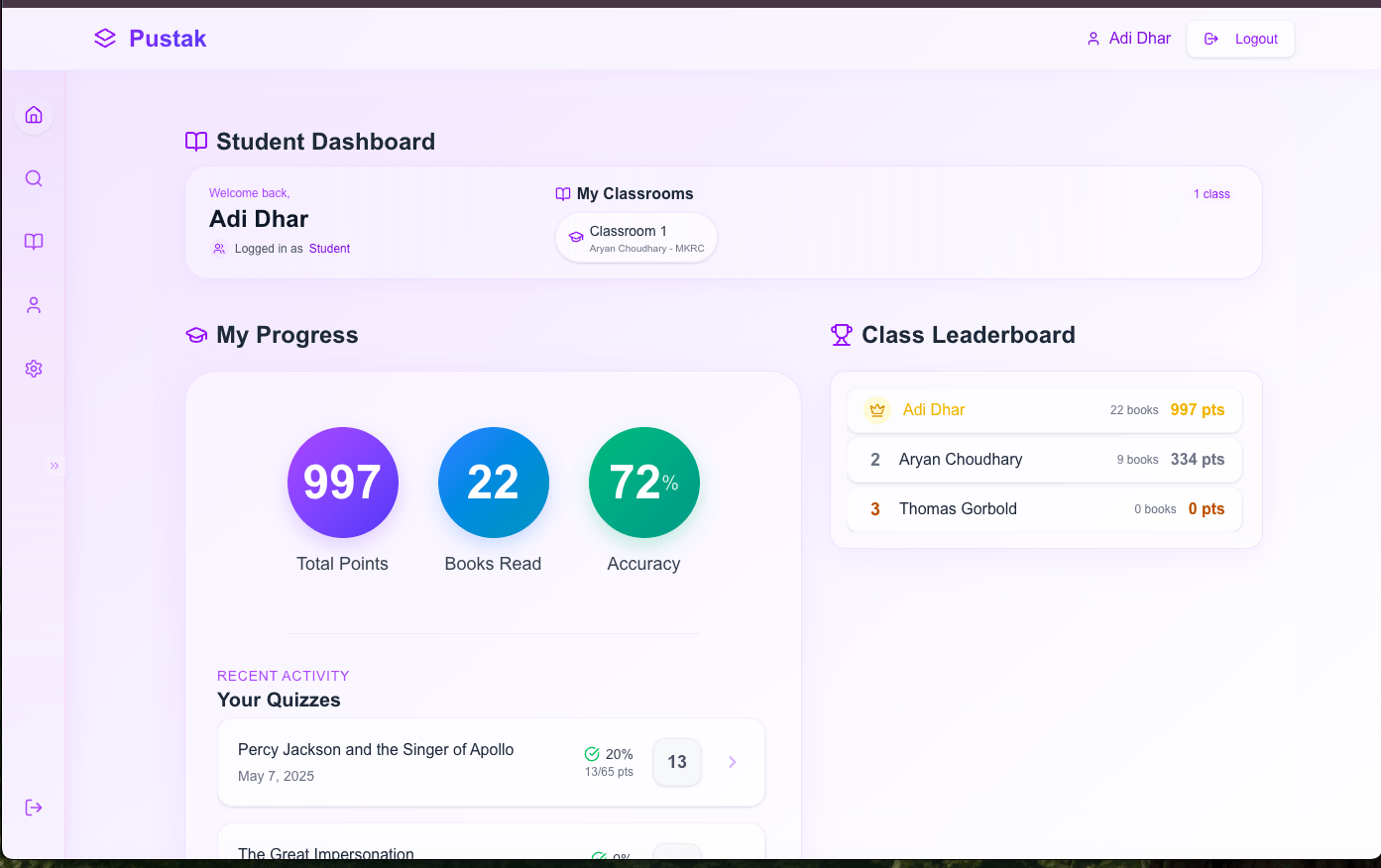 Student Dashboard
